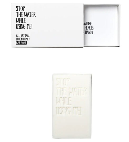 STOP THE WATER WHILE USING ME! Lemon Honey Bar Soap Duschgel