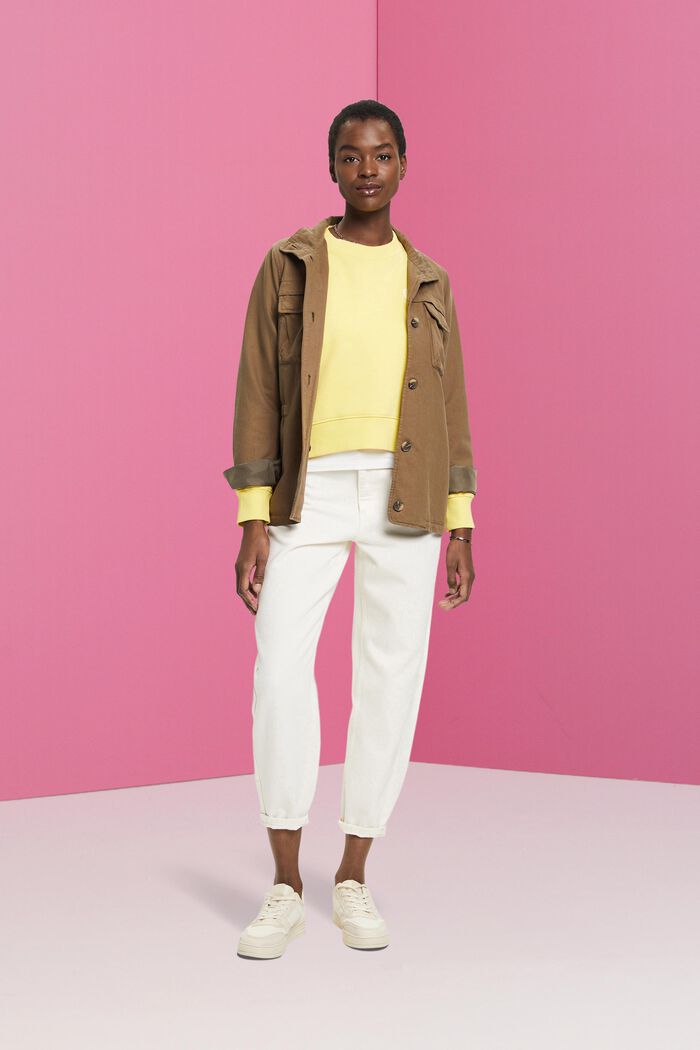 Utility-Jacke mit elastischem Taillenbund