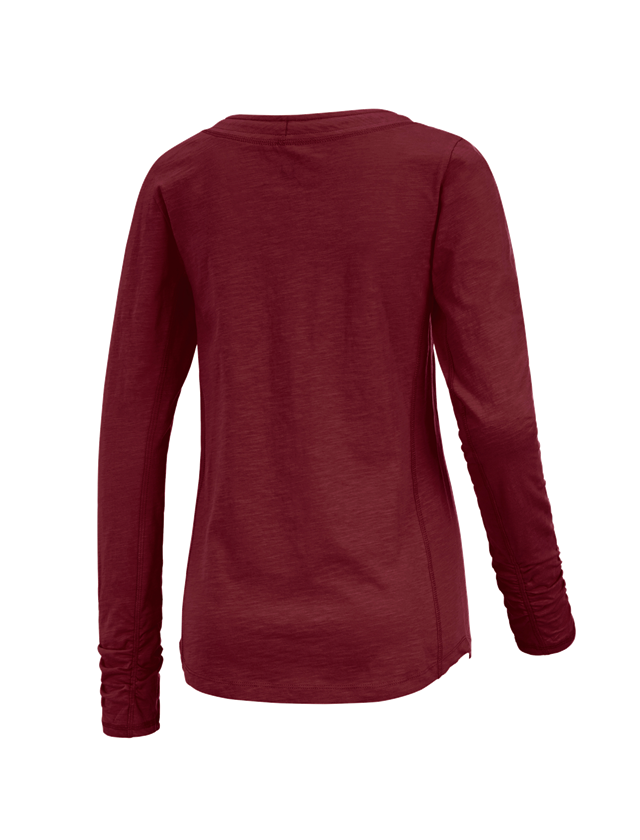 e.s. Longsleeve cotton slub, Damen