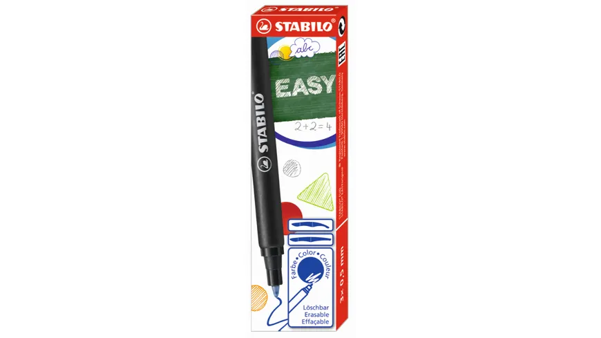 STABILO® Tintenpatronen zum Nachfüllen - STABILO EASYoriginal Refill - medium - 3er Pack - Schreibfarbe blau (löschbar) blau