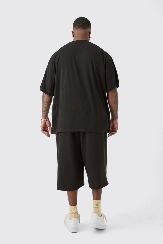 Plus T-Shirt mit Renaissance Worldwide Print