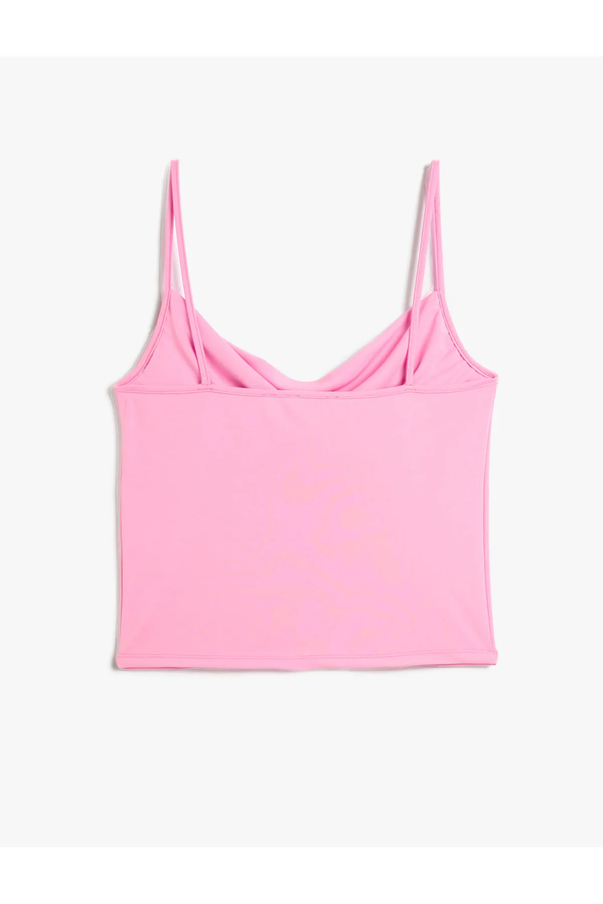 Koton  Degaje Crop Top mit Kragen und Trägern
