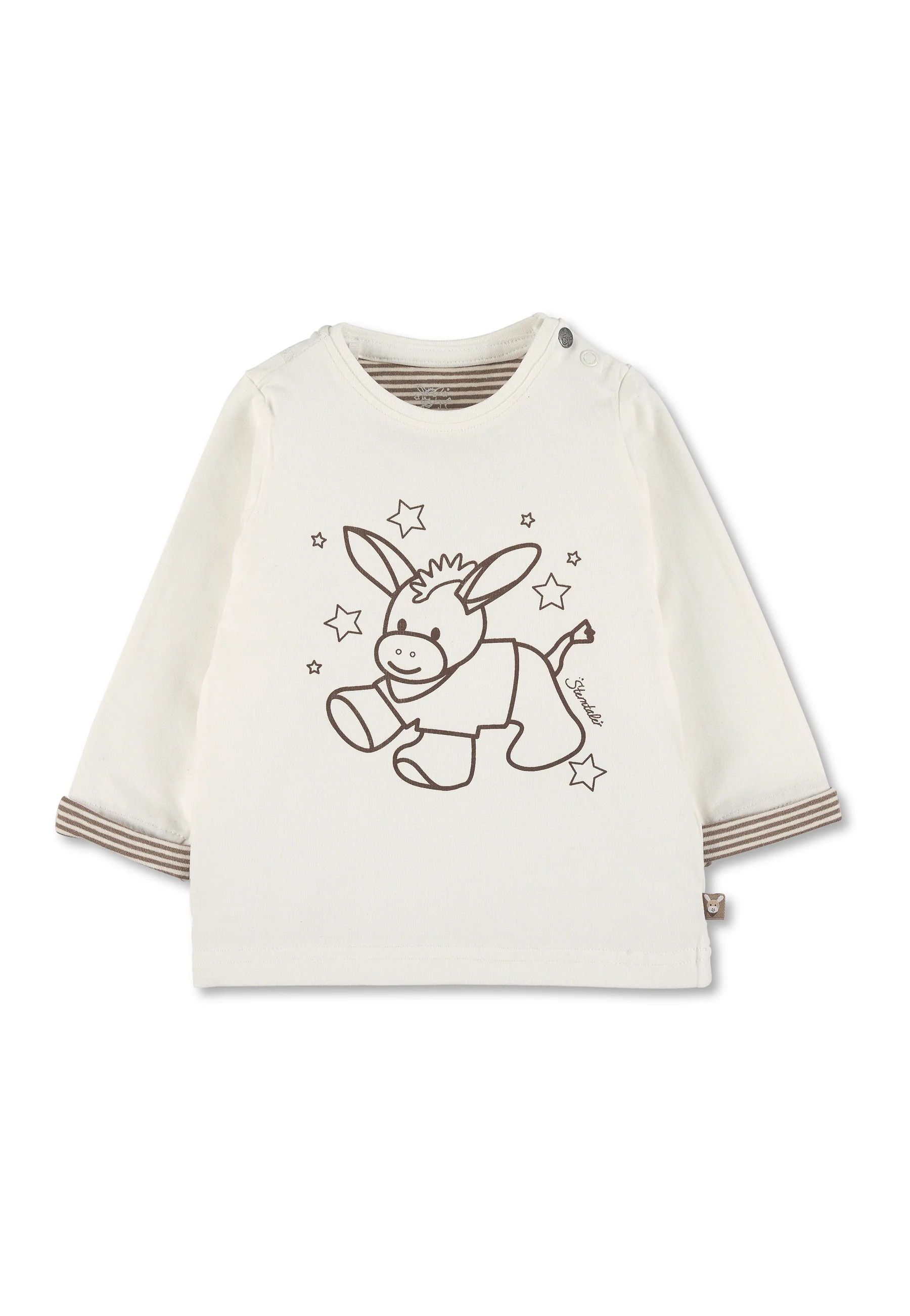 GOTS Langarm-Shirt Esel Emmi aus Single Jersey