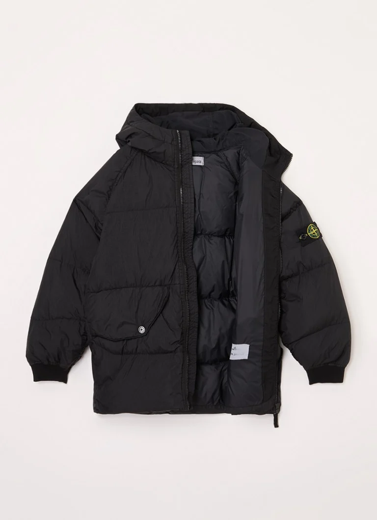Doudoune Stone Island 40223 avec garnissage en duvet et capuche