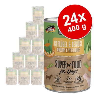 MAC's Nassfutter für Hunde 24 x 400 g