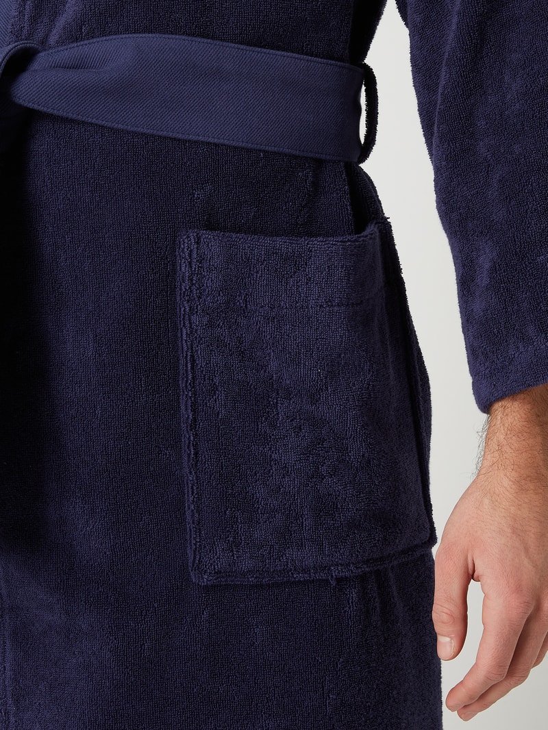 T-Shirt mit Stretch-Anteil in dunkelblau