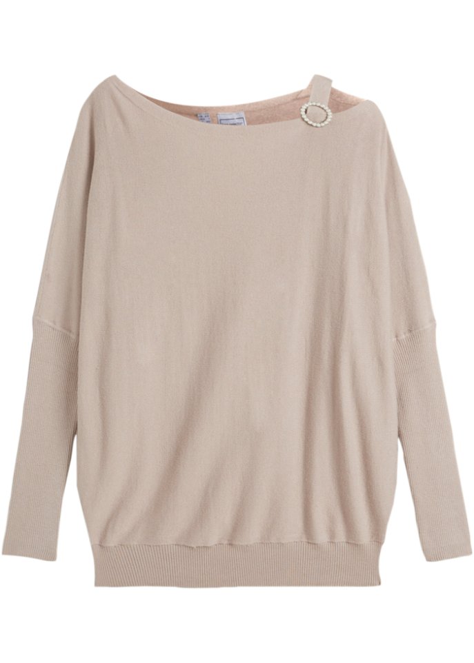 Pullover mit Perlendetail
