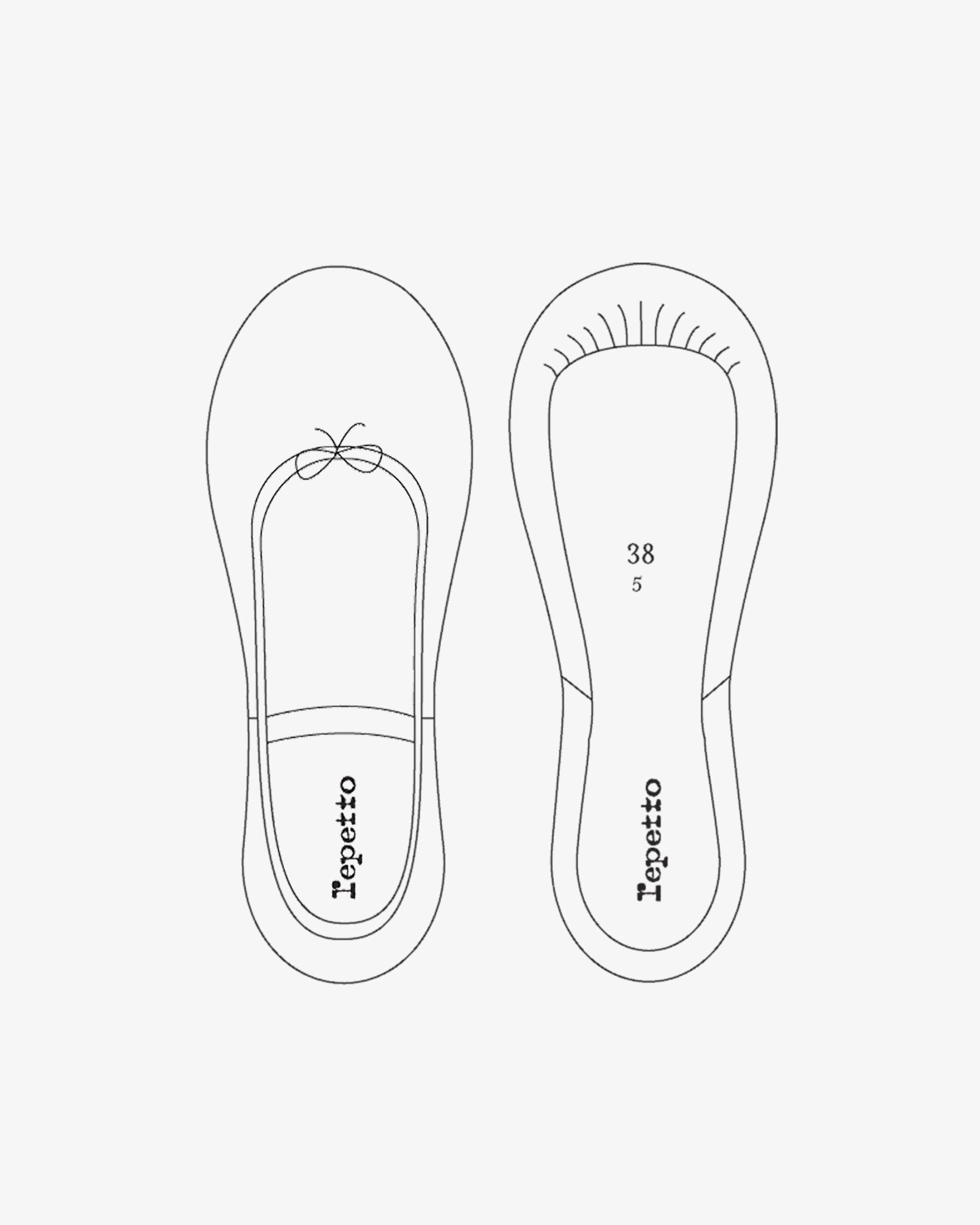 Soft ballet shoes with full sole