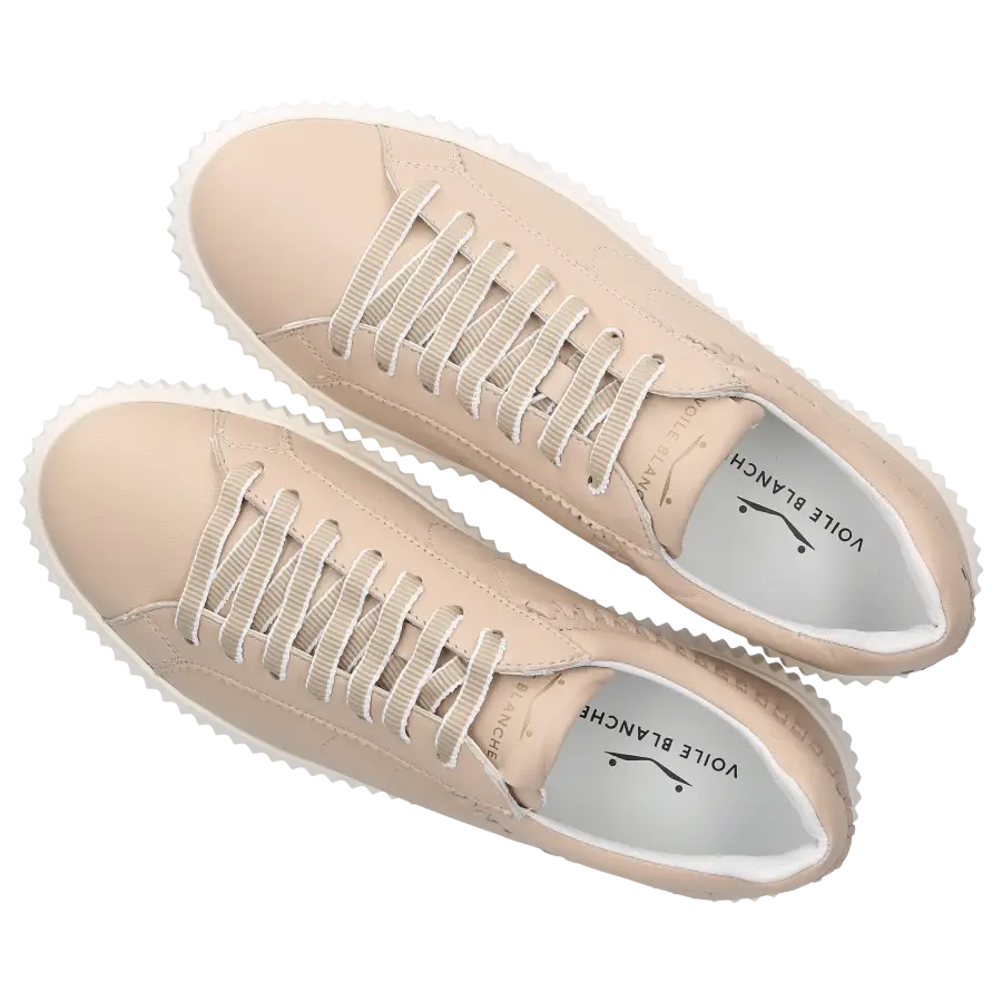 VOILE BLANCHE - Sneaker low LIPARI Kalbsleder - beige