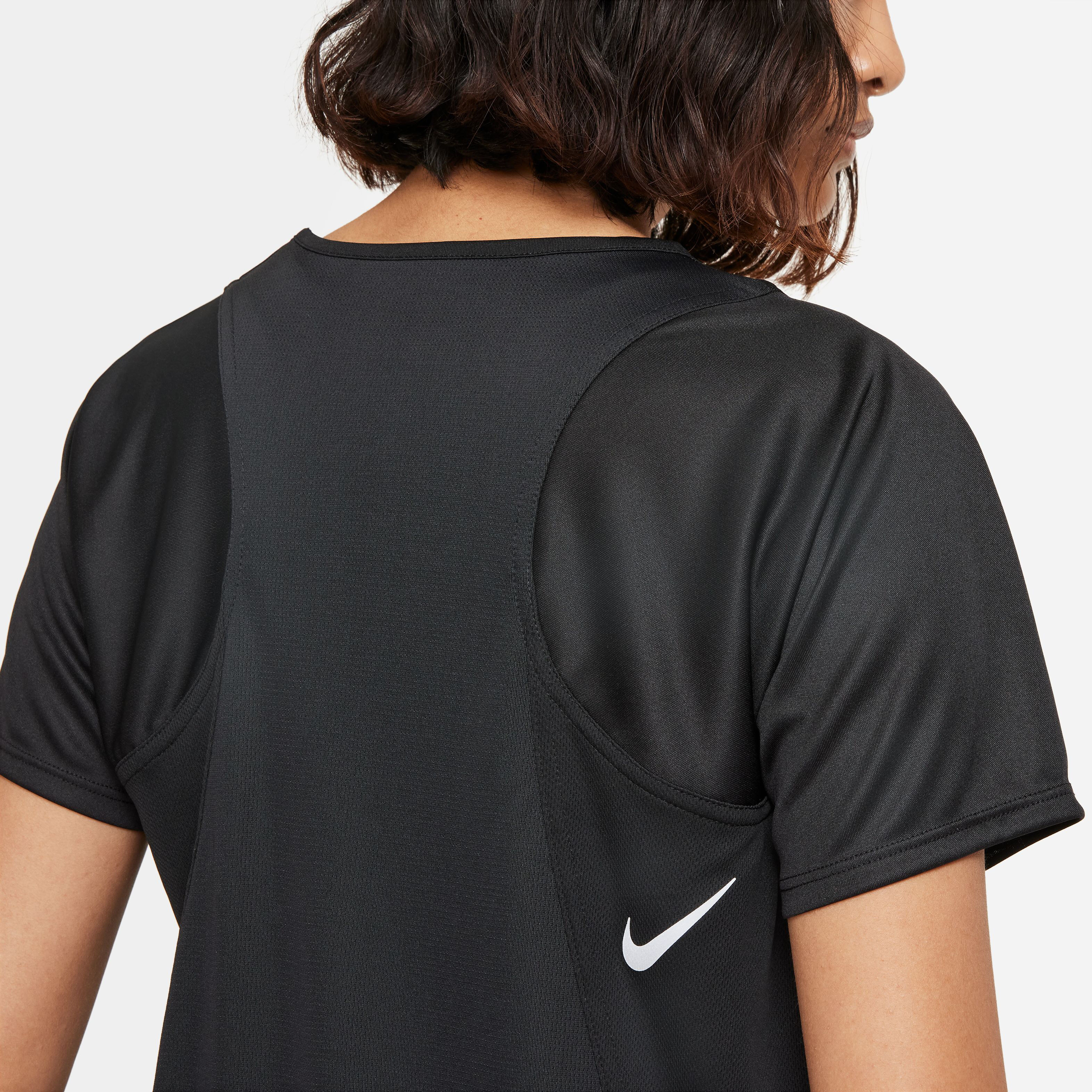Dri-Fit Race Top Laufshirt Damen - Schwarz, Grau