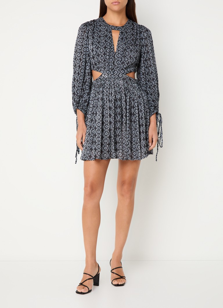 Robe Maje Mini avec découpes et lurex