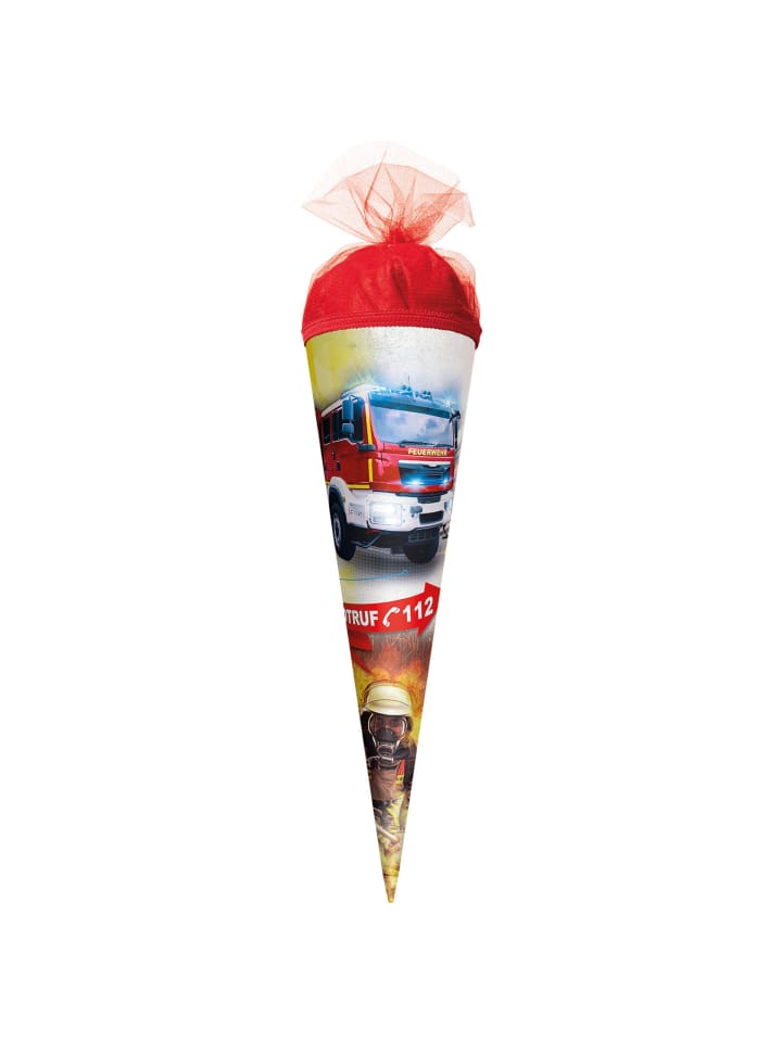 ROTH Geschenk-Schultüte klein Feuerwehr 50 cm in Rot günstig kaufen onesize