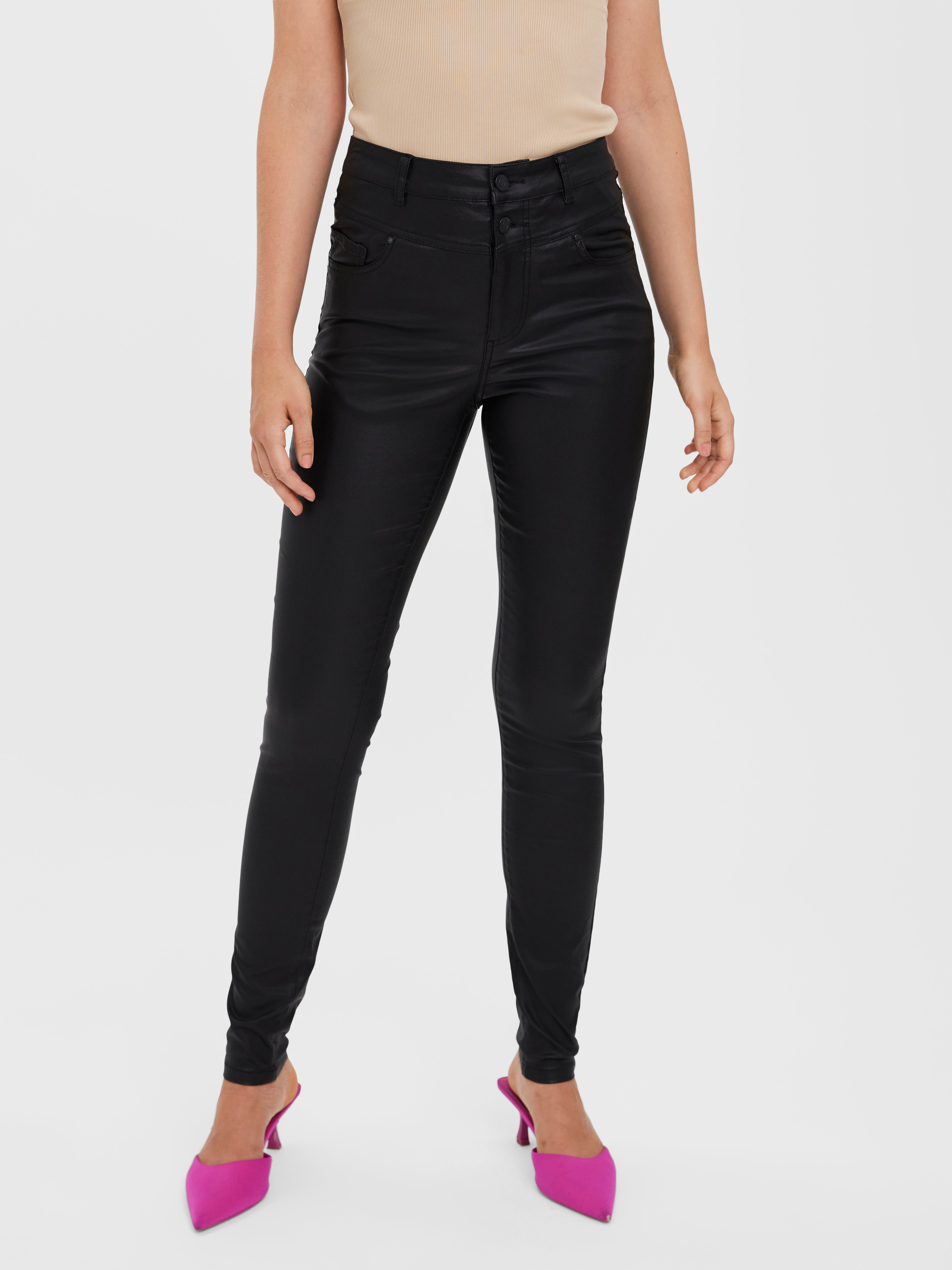 VMSOPHIA Hohe Taille Skinny Fit Jeans