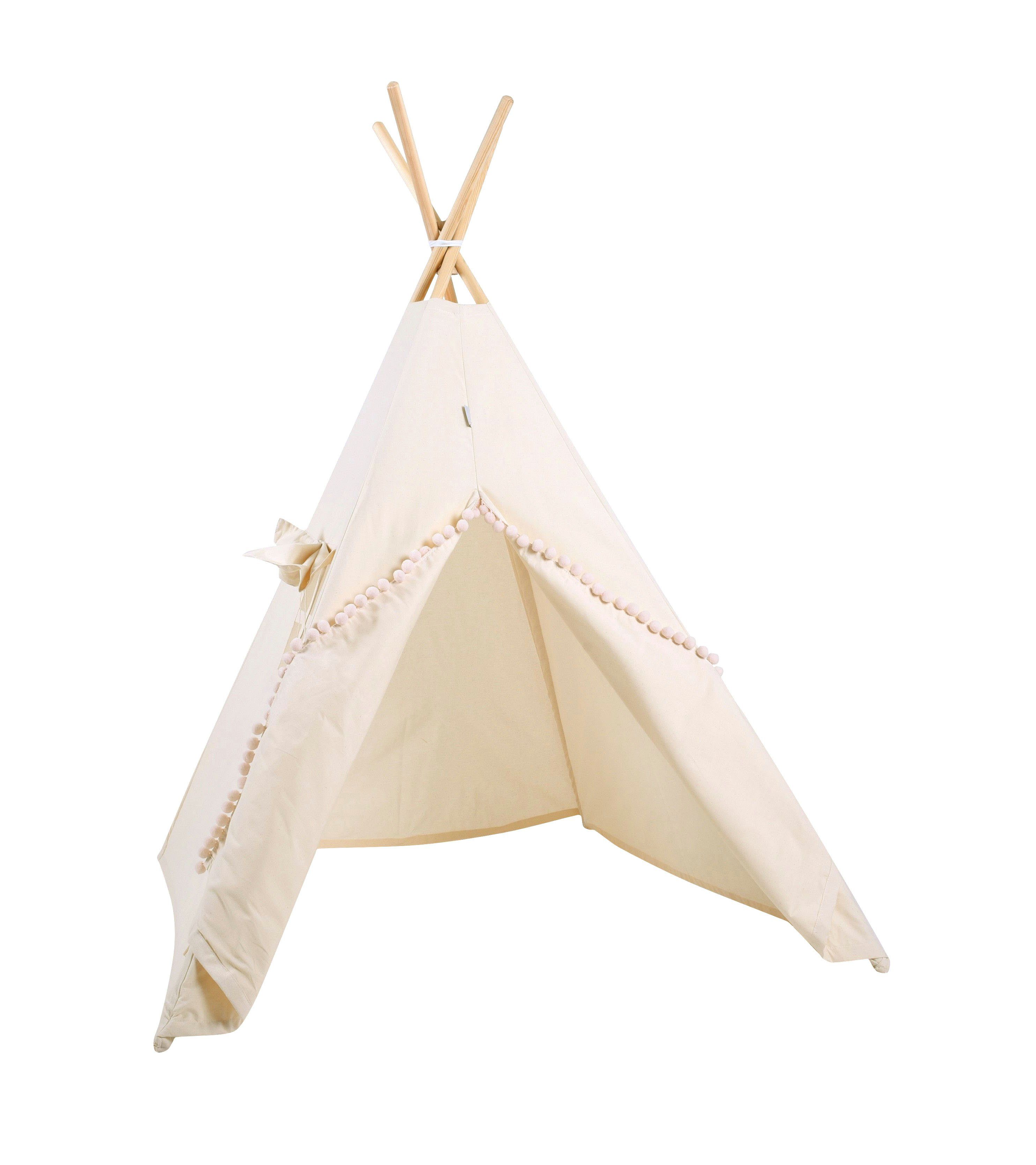 Rainbow Kids Tipi-Zelt Beiger Wolf, Personen: 2 (ohne Zubehör)