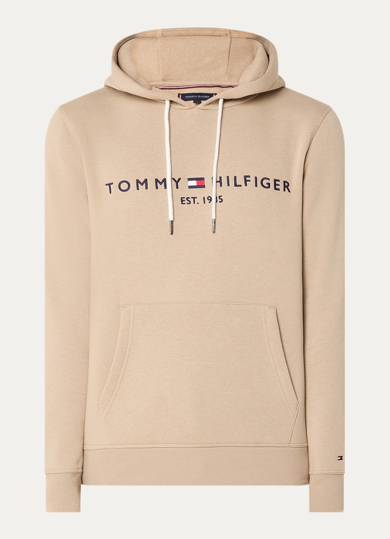 Tommy Hilfiger hoodie with kangaroo pocket and logo embroidery