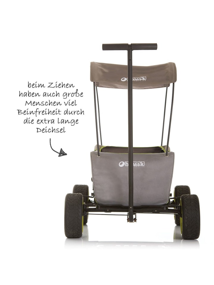 Hauck Toys Bollerwagen Eco Mobil - faltbar mit Dach, in gruen,grau günstig kaufen onesize