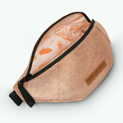 Small pink Saint Raphael fanny pack