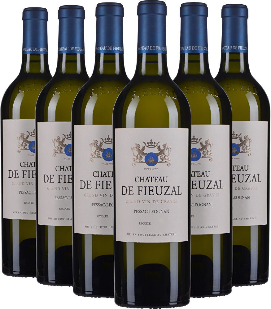 Château de Fieuzal 6 Flaschen Château de Fieuzal Blanc Grand Cru Classé 2022 in Holzkiste