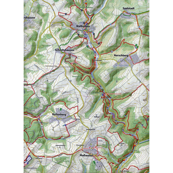Pfälzerwald 1. Blatt 39-546, 1 : 25 000 - Wanderkarte