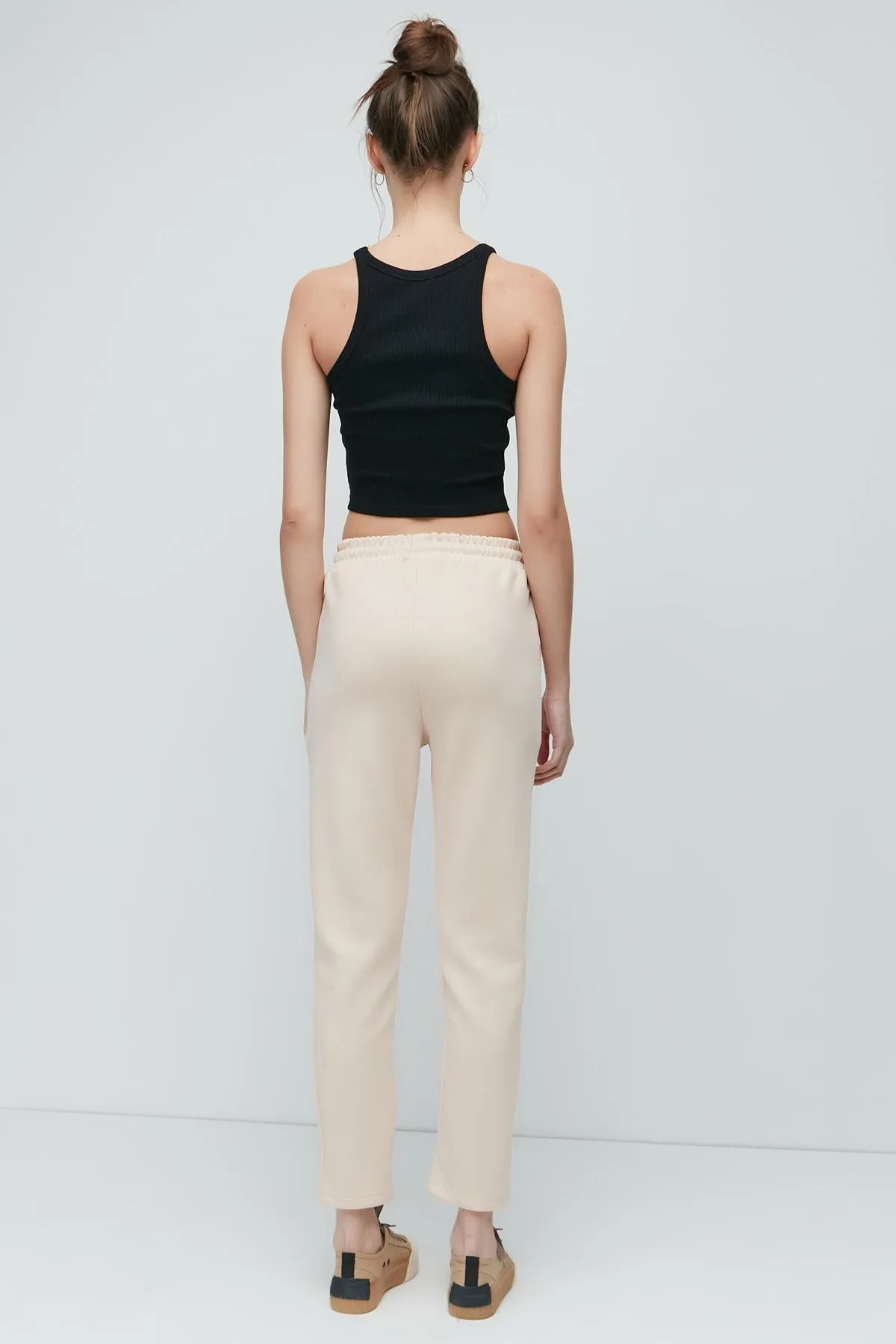 C&City  Jogginghose mit geradem Bein 801 Creme