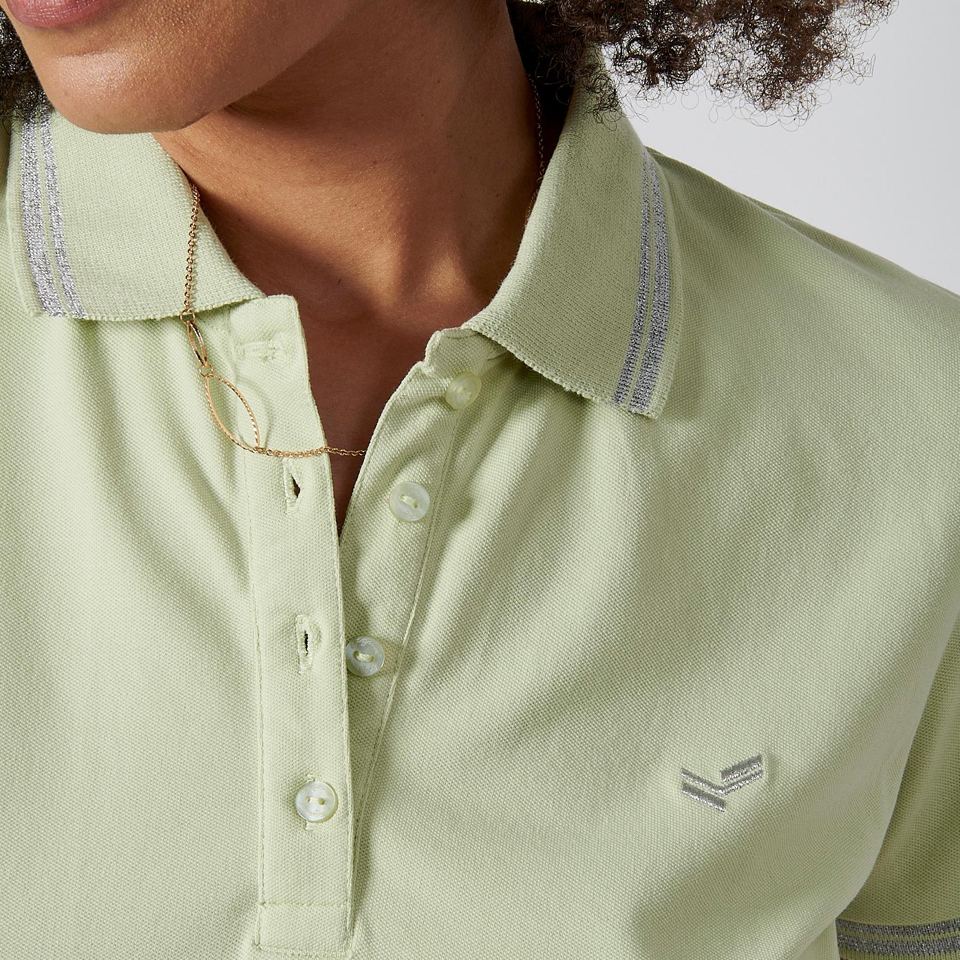 JULE   Polo vert Femme