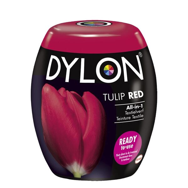 Dylon Tulpenrot Maschinenwaschbarer Textilfarbstoff 350 g