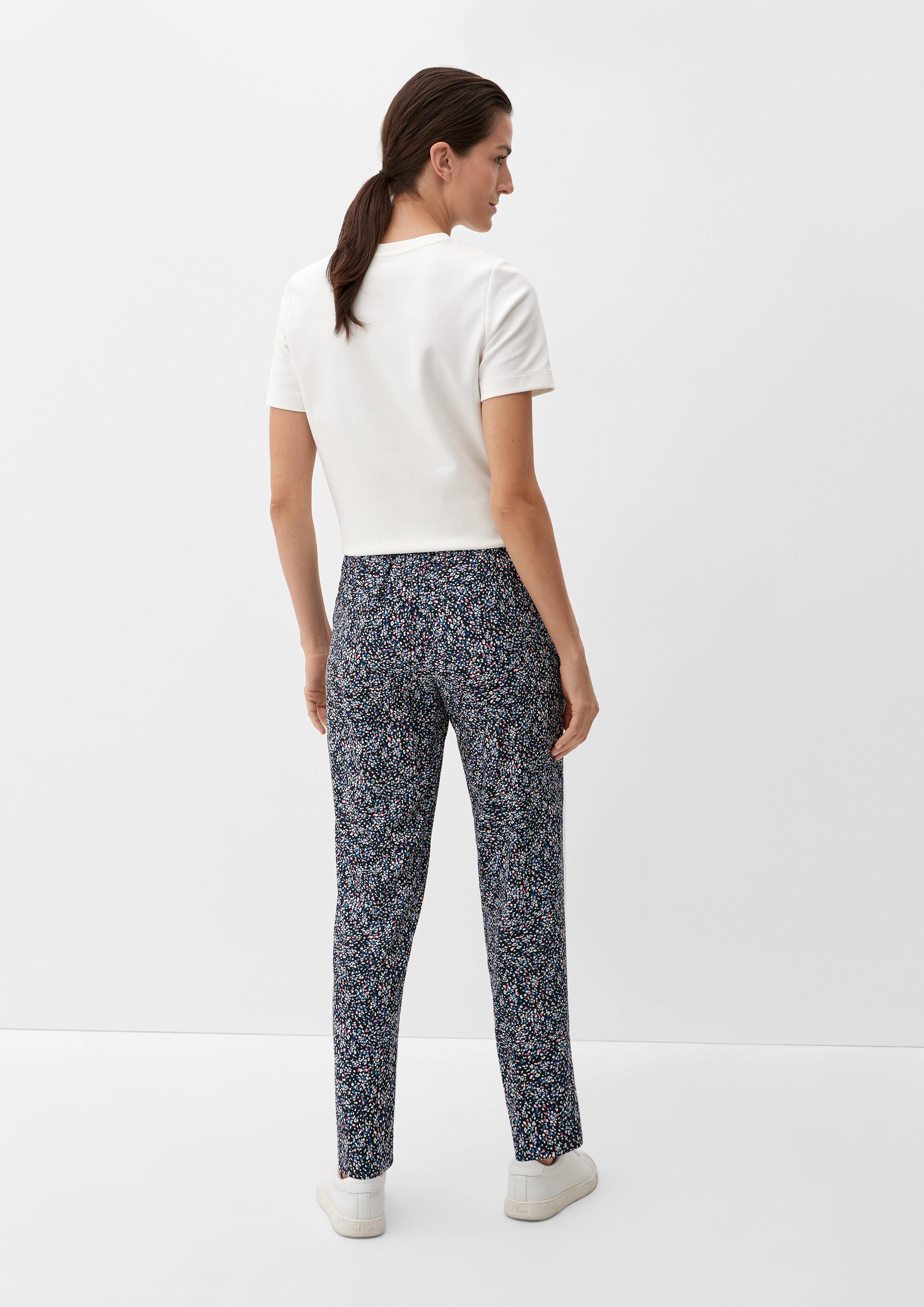 Relaxed: Hose aus reiner Viskose  2132619-59B6
