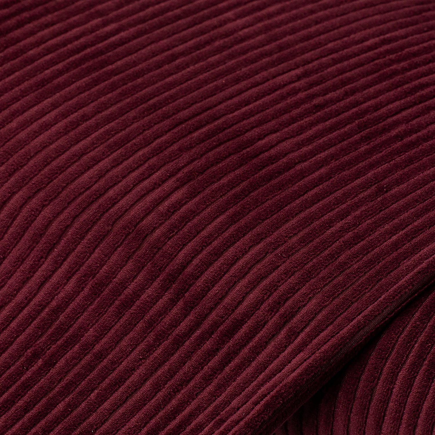 Nicki-Jersey in Cord-Optik, weinrot