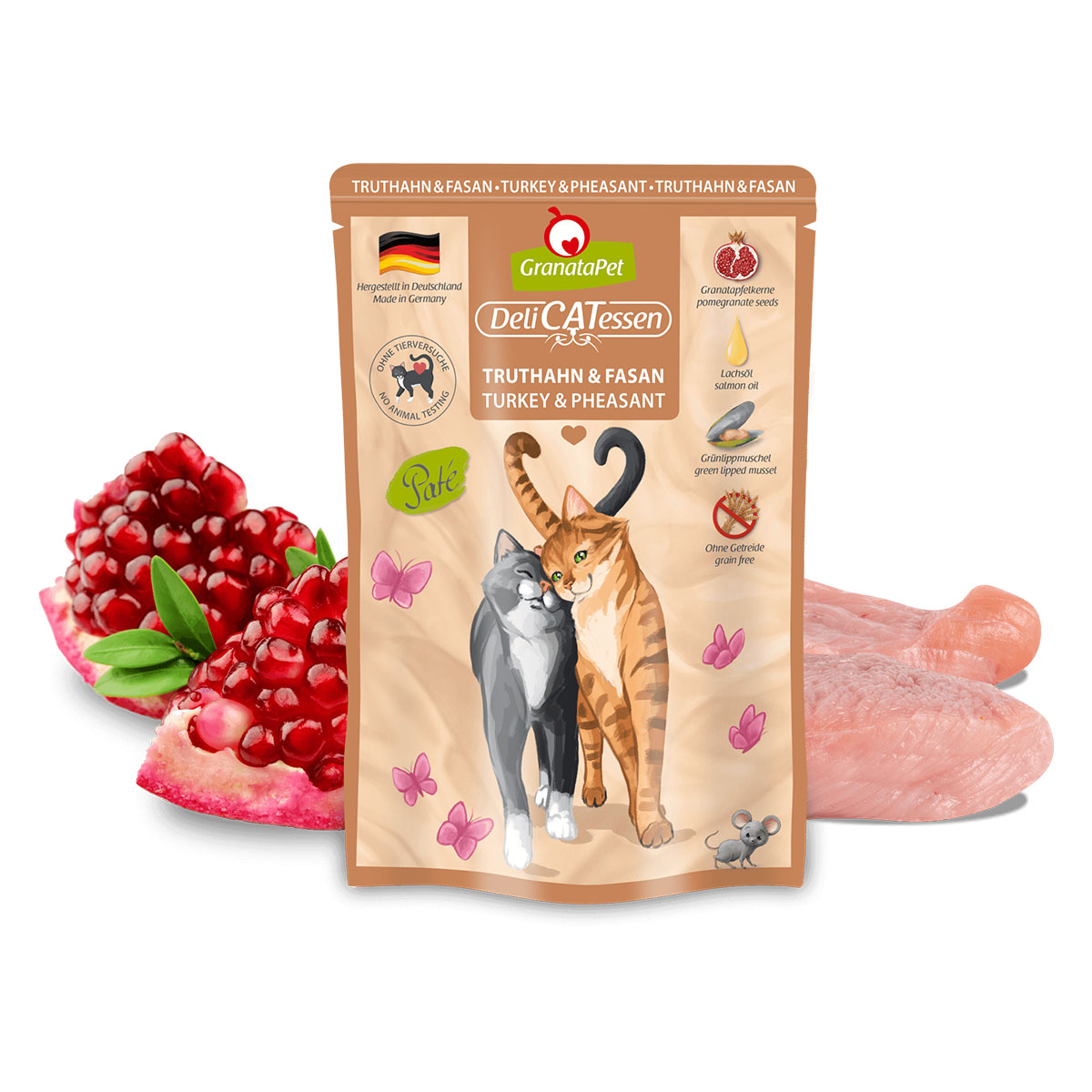 GranataPet Katze - Delicatessen Pouch Truthahn & Fasan
