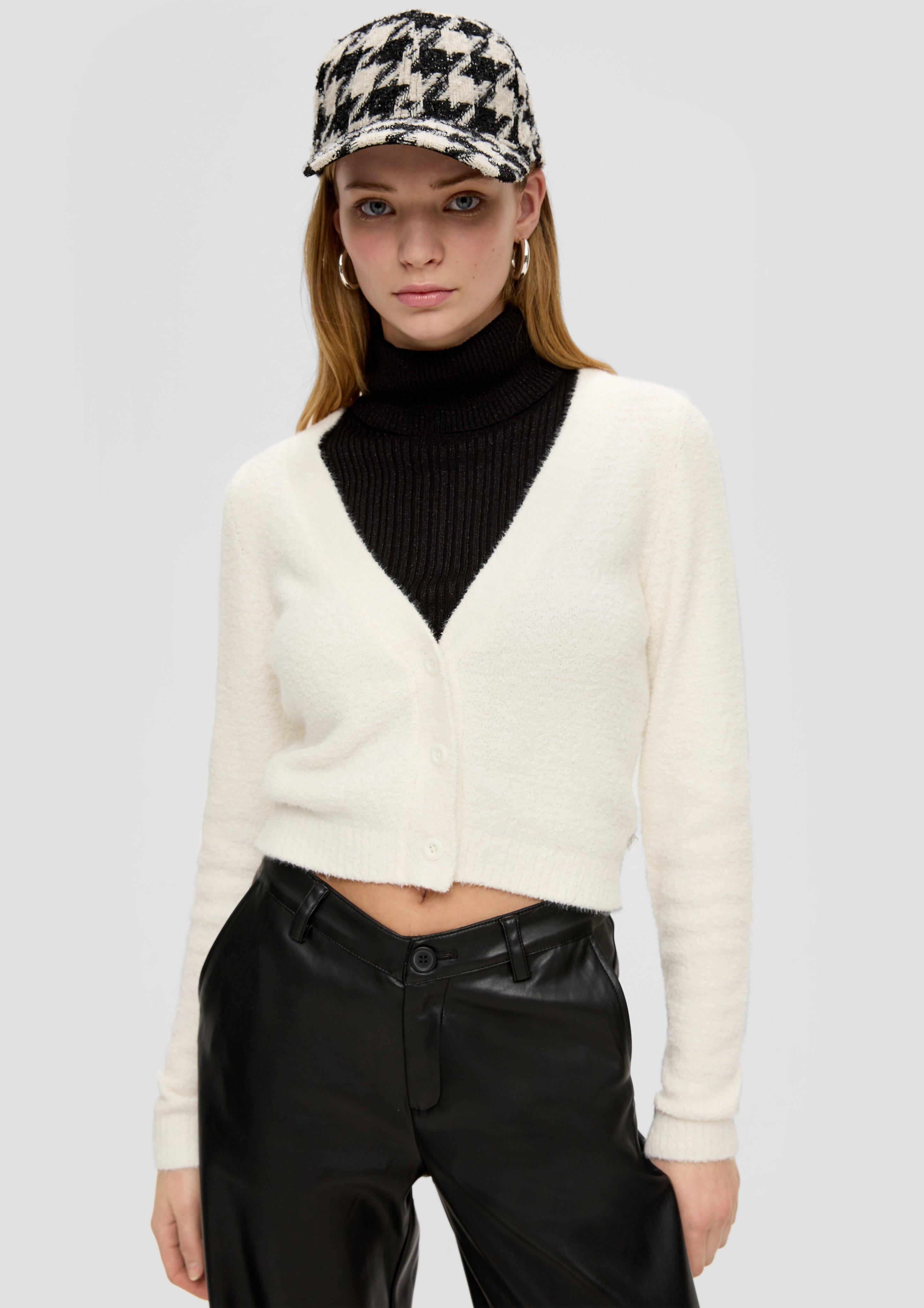 Strickjacke im Cropped-Schnitt  2137873-0200