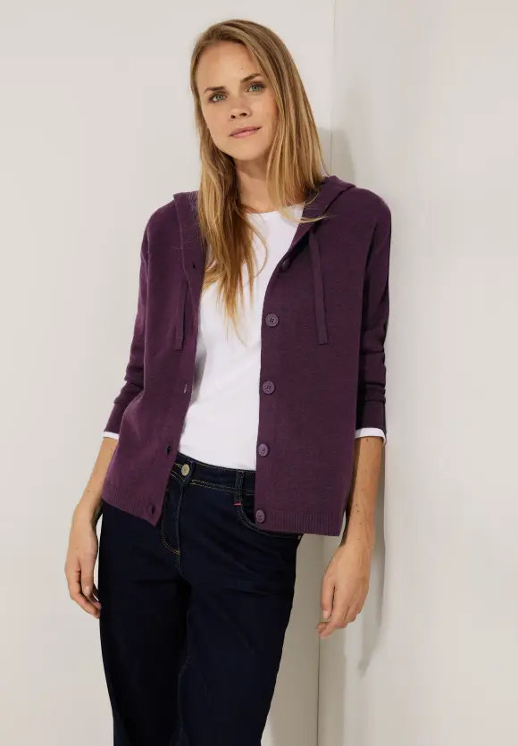CECIL Kapuzen Strickjacke