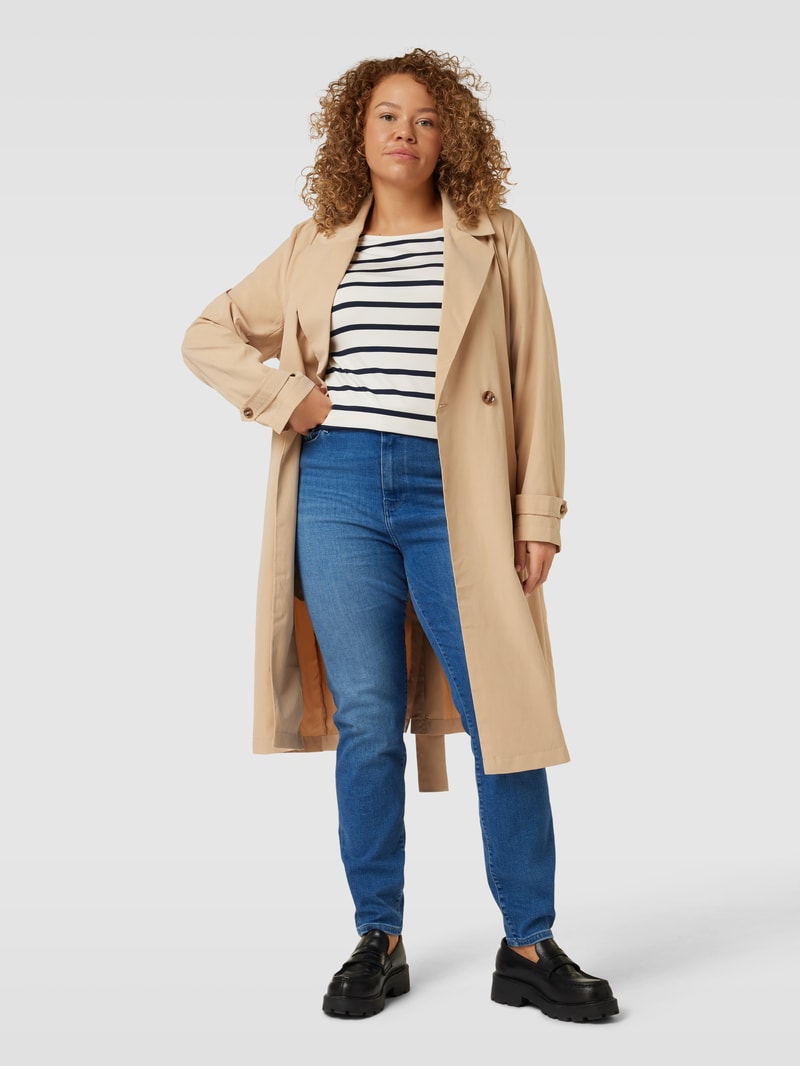 PLUS SIZE Skinny Fit Jeans im 5-Pocket-Design Modell 'HARLEM' in jeans
