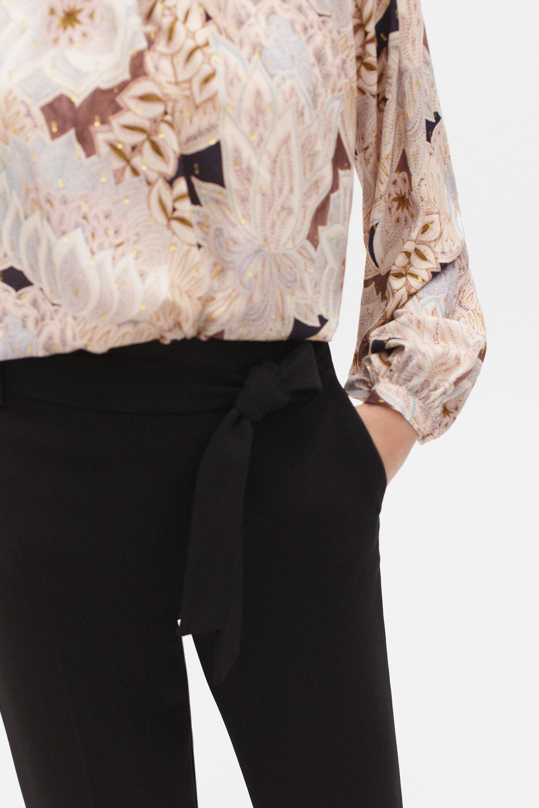 pantalon marco noir femme