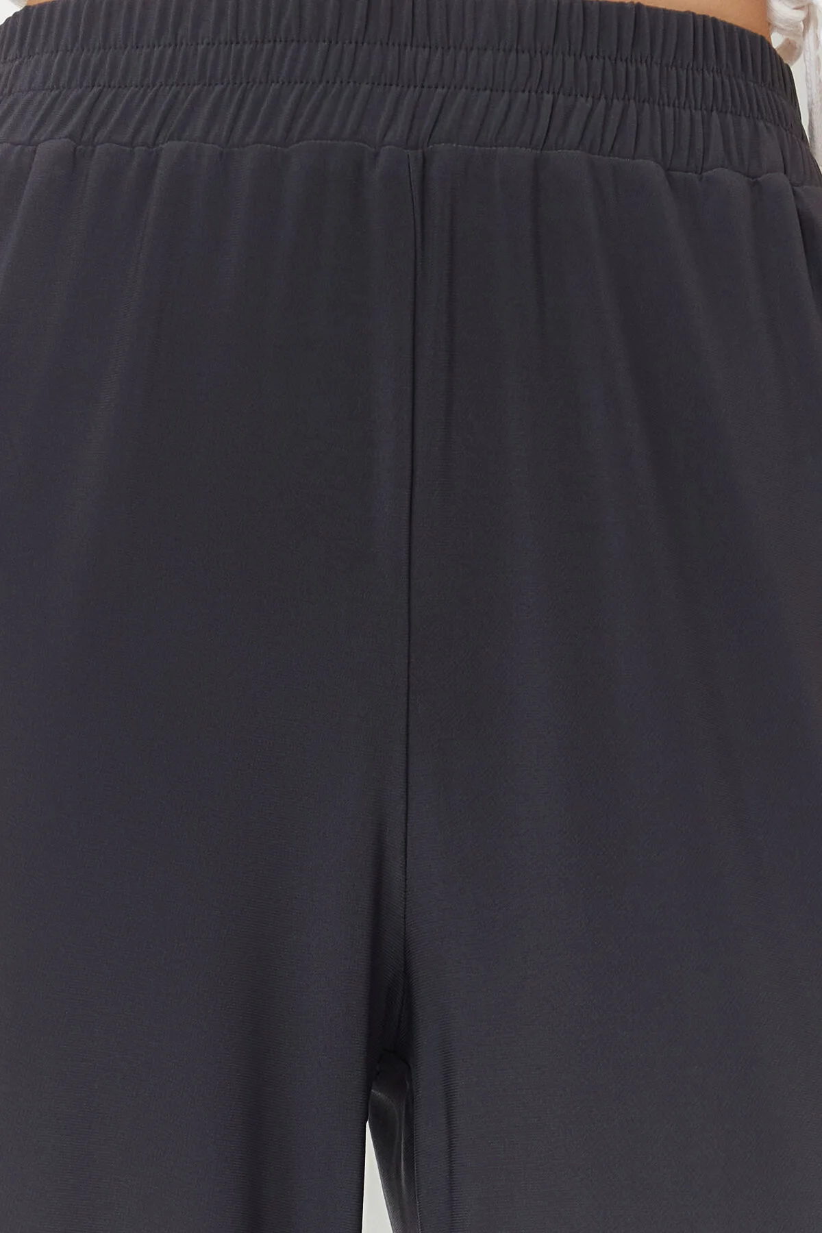 Trendyol Collection  Anthrazitfarbene Hose mit weitem Bein und bequemem Schnitt und hoher Taille, dehnbar, TWOSS23PL00129