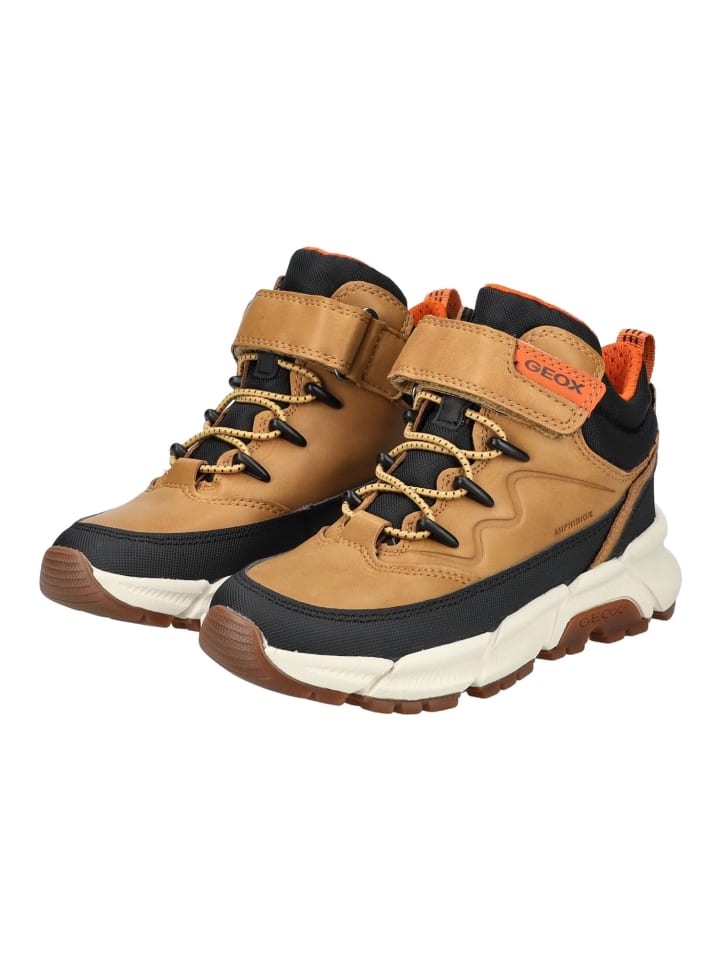Geox Stiefelette in Schwarz/Gelb günstig kaufen