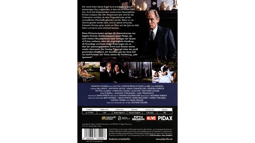 Agatha Christie: Tödlicher Irrtum (Ordeal by Innocence) / Starbesetzte Neuverfilmung des Agatha-Christie-Romans