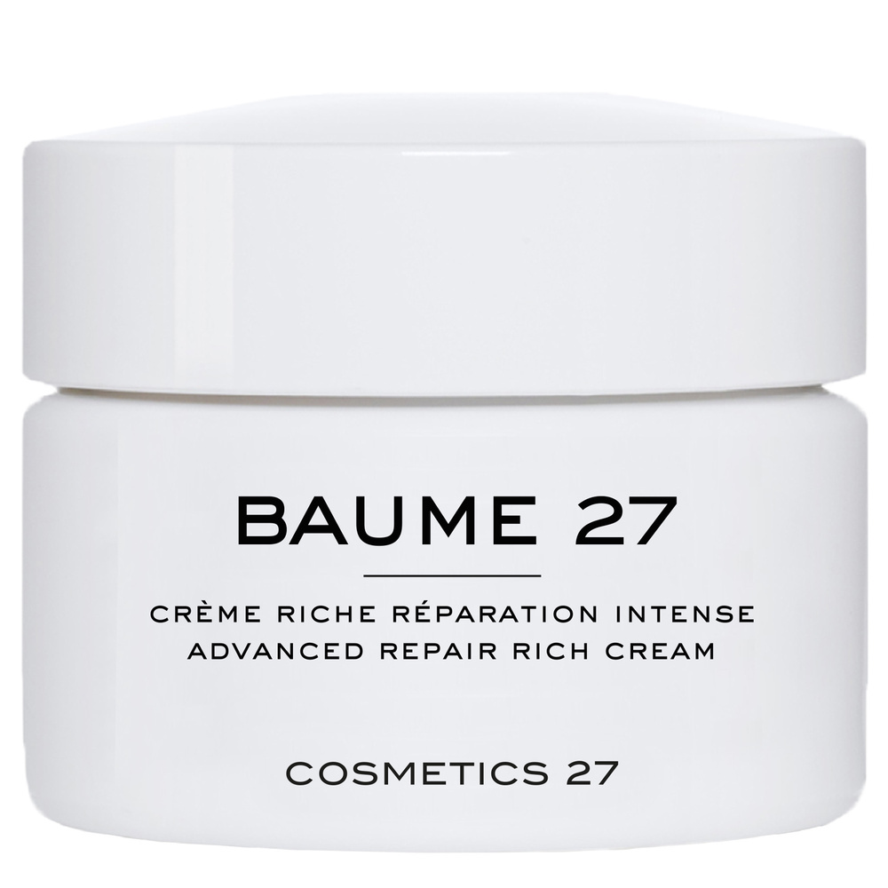 cosmetics 27 Baume 27 – Crème Riche Réparation Intense – Advanced Formula Crème visage