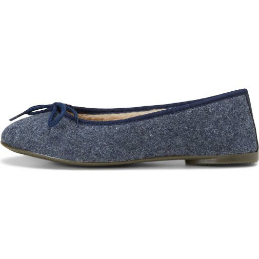 Marc O'Polo Ballerina-Hausschuhe mit flauschigem Teddyfutter