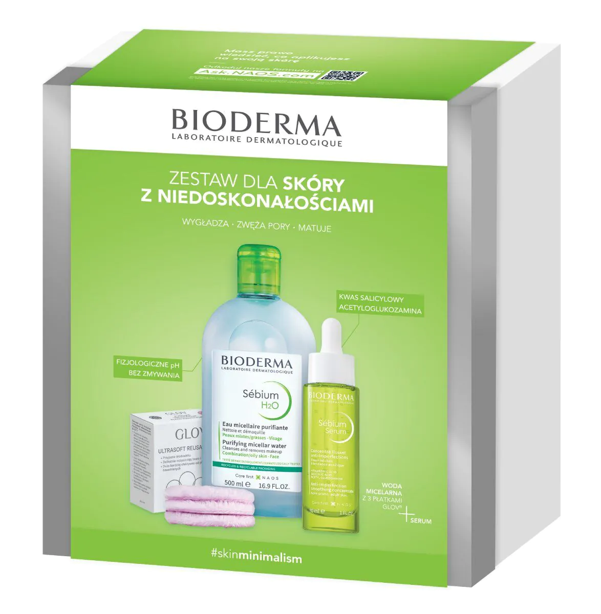 Σετ δερμοκαλλυντικών Bioderma Sebium για λιπαρό, μικτό και με τάση ακμής δέρμα