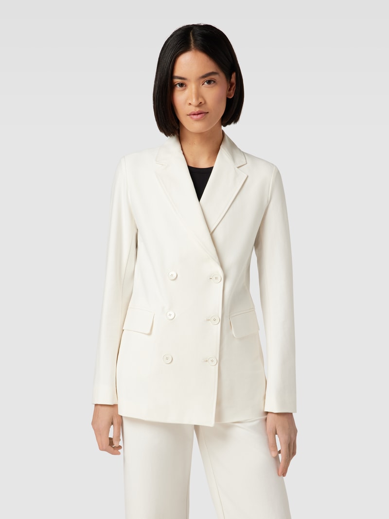 Blazer mit Reverskragen Modell 'ORNELLA' in weiß