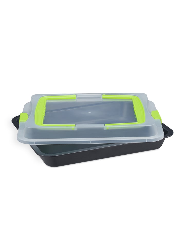 relaxdays Backblech in Grün/ Schwarz - (B)40,5 x (T)32,5 cm günstig kaufen onesize