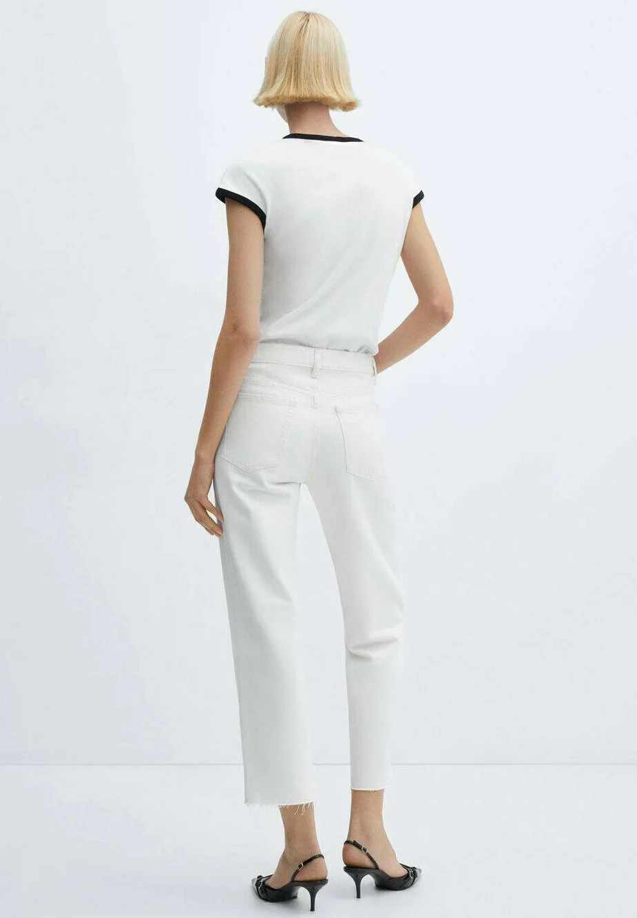Mango BLANCA - Vaqueros pitillo
