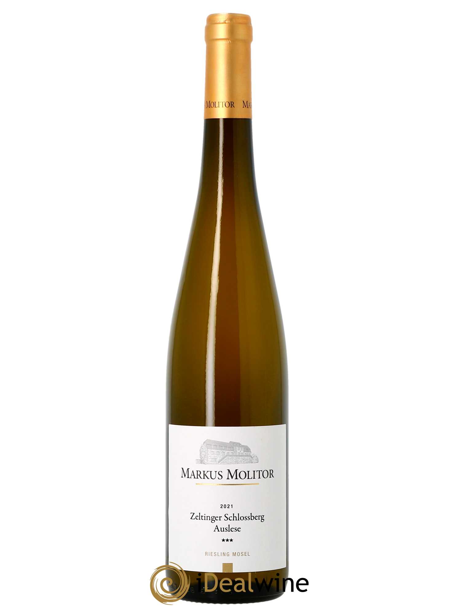 Riesling Markus Molitor Zeltinger Schlossberg Auslese Gold Capsule°°°  2021 - Lot de 1 Bouteille