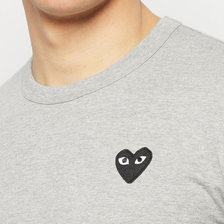 Comme des Garcons Play Black Heart T-Shirt grey