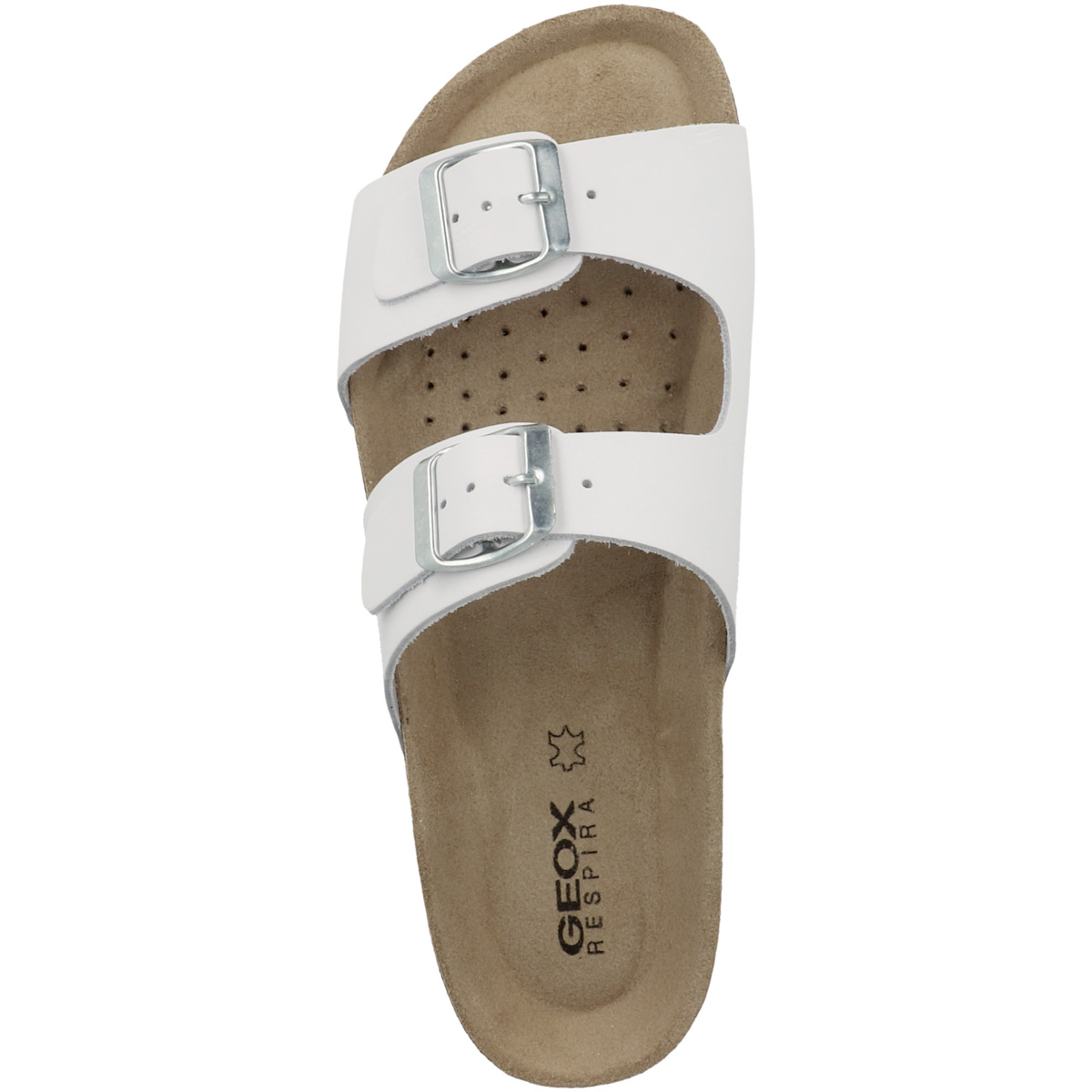 Geox D Brionia L Pantolette weiss