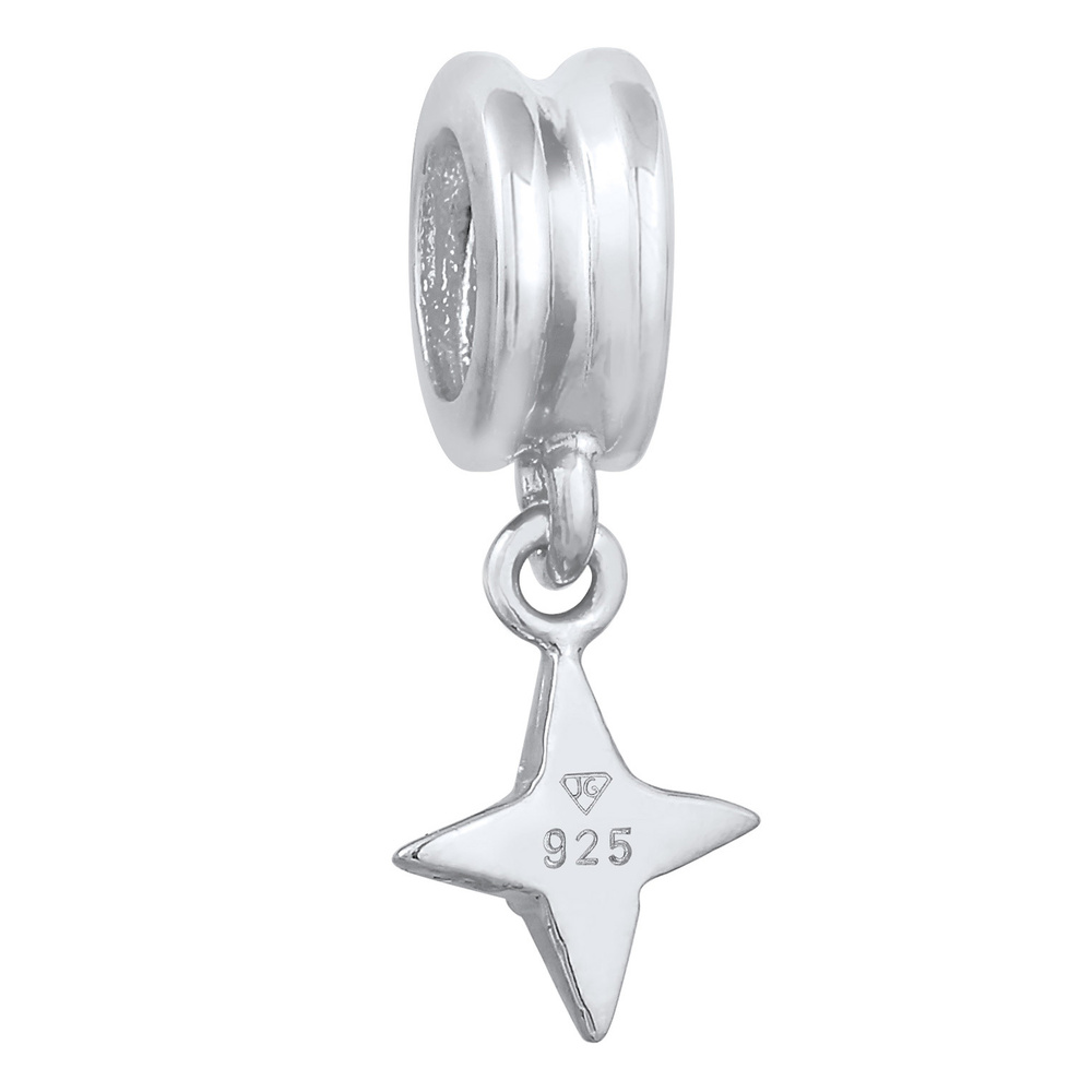Nenalina Nenalina Amulette femme étoile scintillante avec cristaux en argent sterling 925 Pendentif