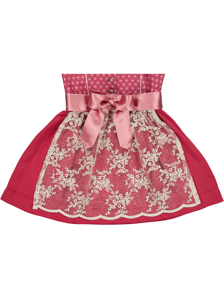 Isartrachten Dirndl in Rot günstig kaufen