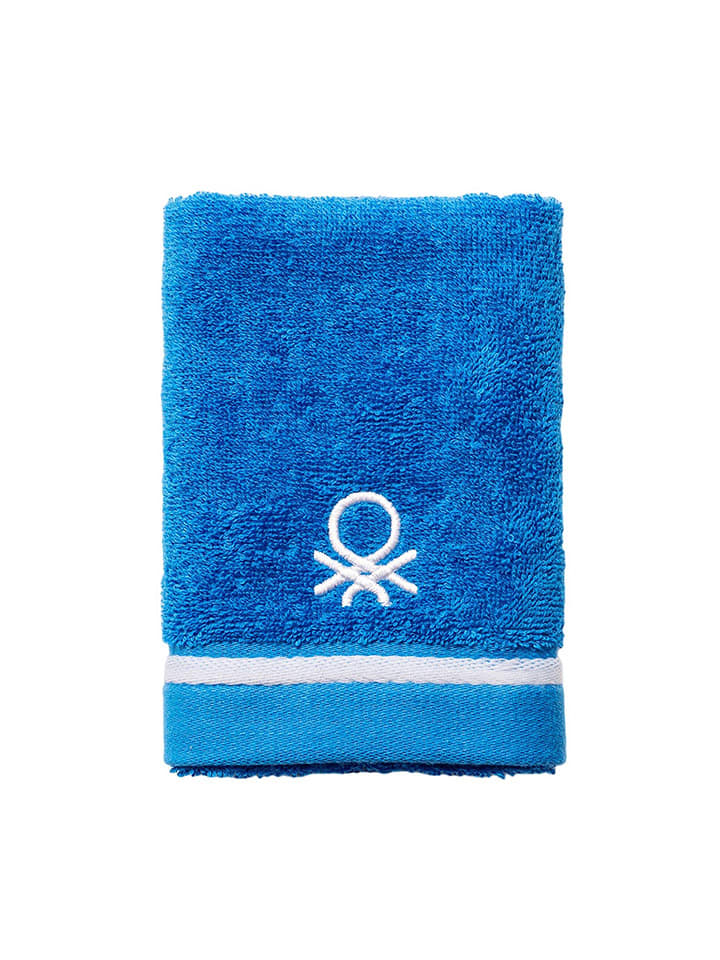 Benetton Gästehandtuch in Blau günstig kaufen