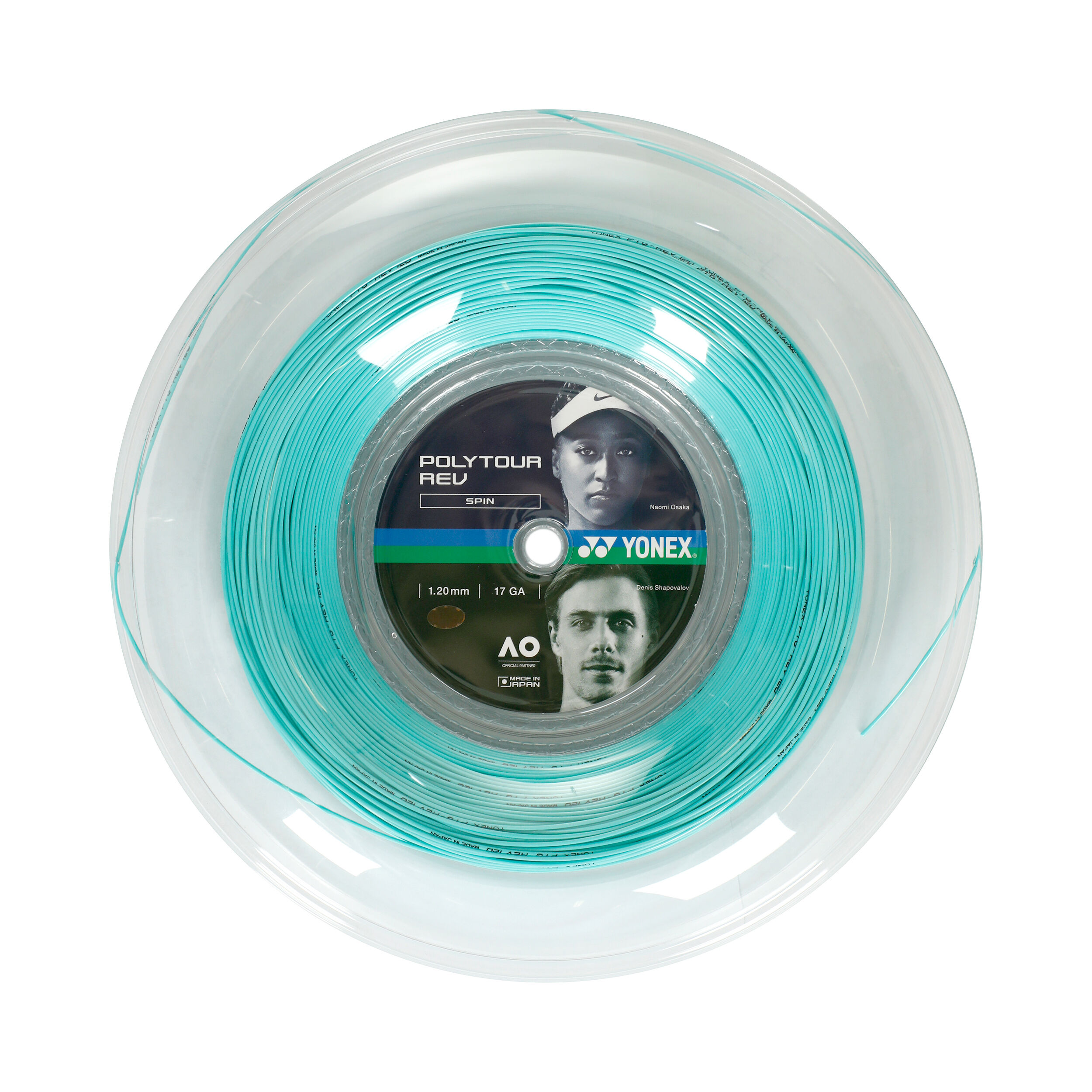 Poly Tour Rev Saitenrolle 200m - Mint