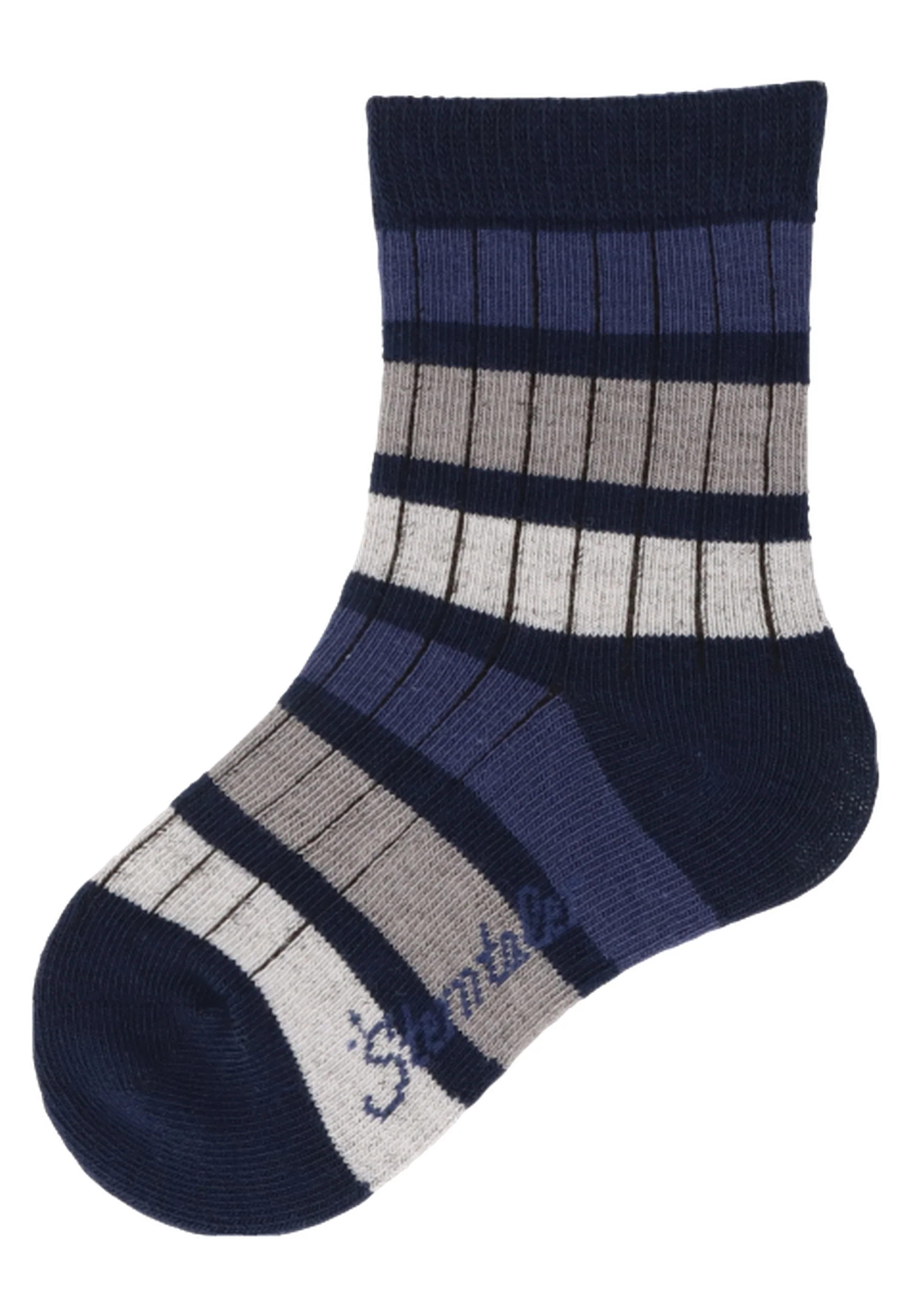 Socken im 3er Pack mit Rippenoptik in versch. Farben